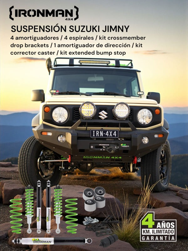 Kit Suspensión Ironman Nitro Gas Premium Suzuki Jimny 2005-2024