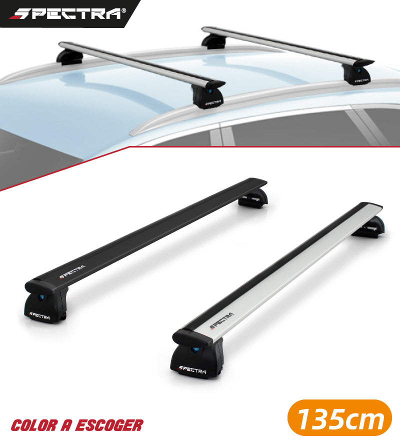 Racks ZRK-788-135-XXX completos estilo wingbar (135cm)