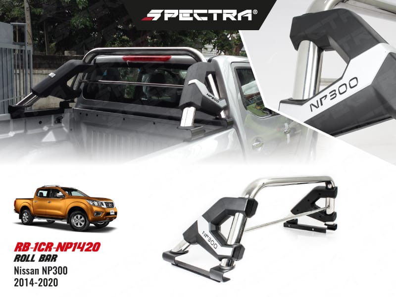Roll bar cromado para Nissan NP300 (2014+)