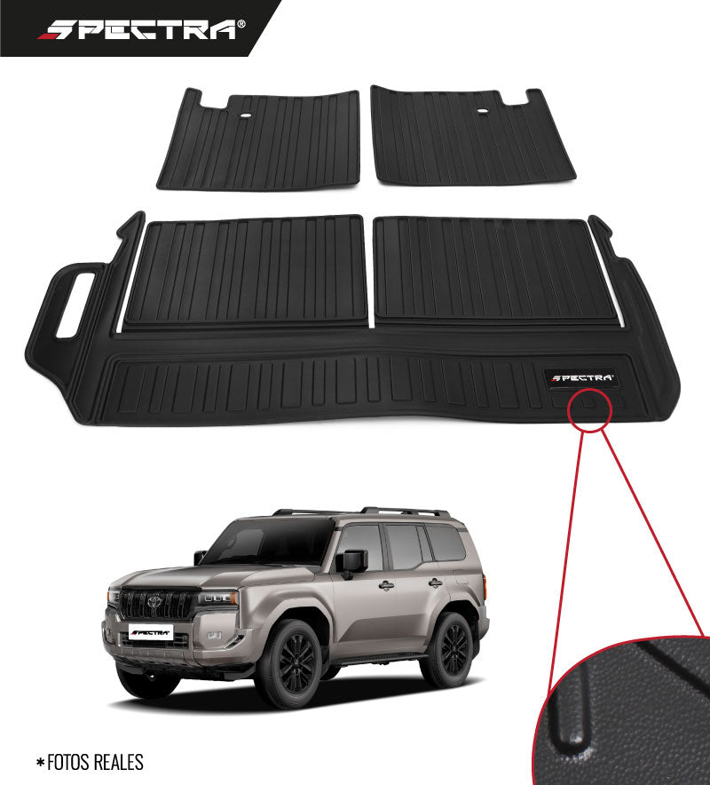 Toyota Land Cruiser Prado de 7 asientos (2024+) Textura Lisa