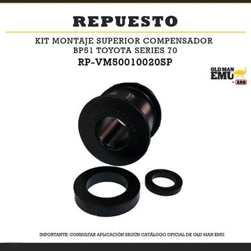 Kit Montaje Superior Compensador BP51 Toyota Series 70 ARB