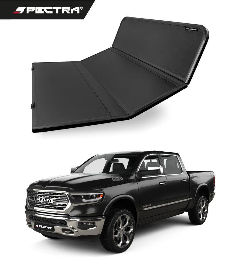 Tapa dura trifold para Dodge RAM TOOL BOX (2002-2022)