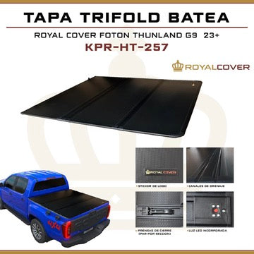 Tapa Trifold Batea Foton Tunland G9 2023+ Royal Cover