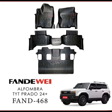 Alfombra Toyota Prado 2024+ (4 piezas) Fandewei
