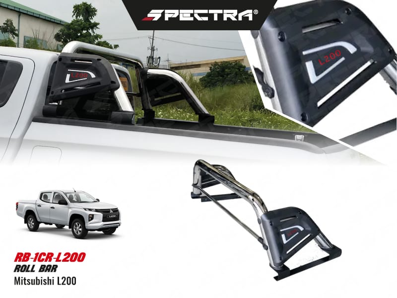 Roll bar cromado para Mitsubishi L200