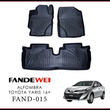 Alfombra Toyota Yaris 2016+ Fandewei