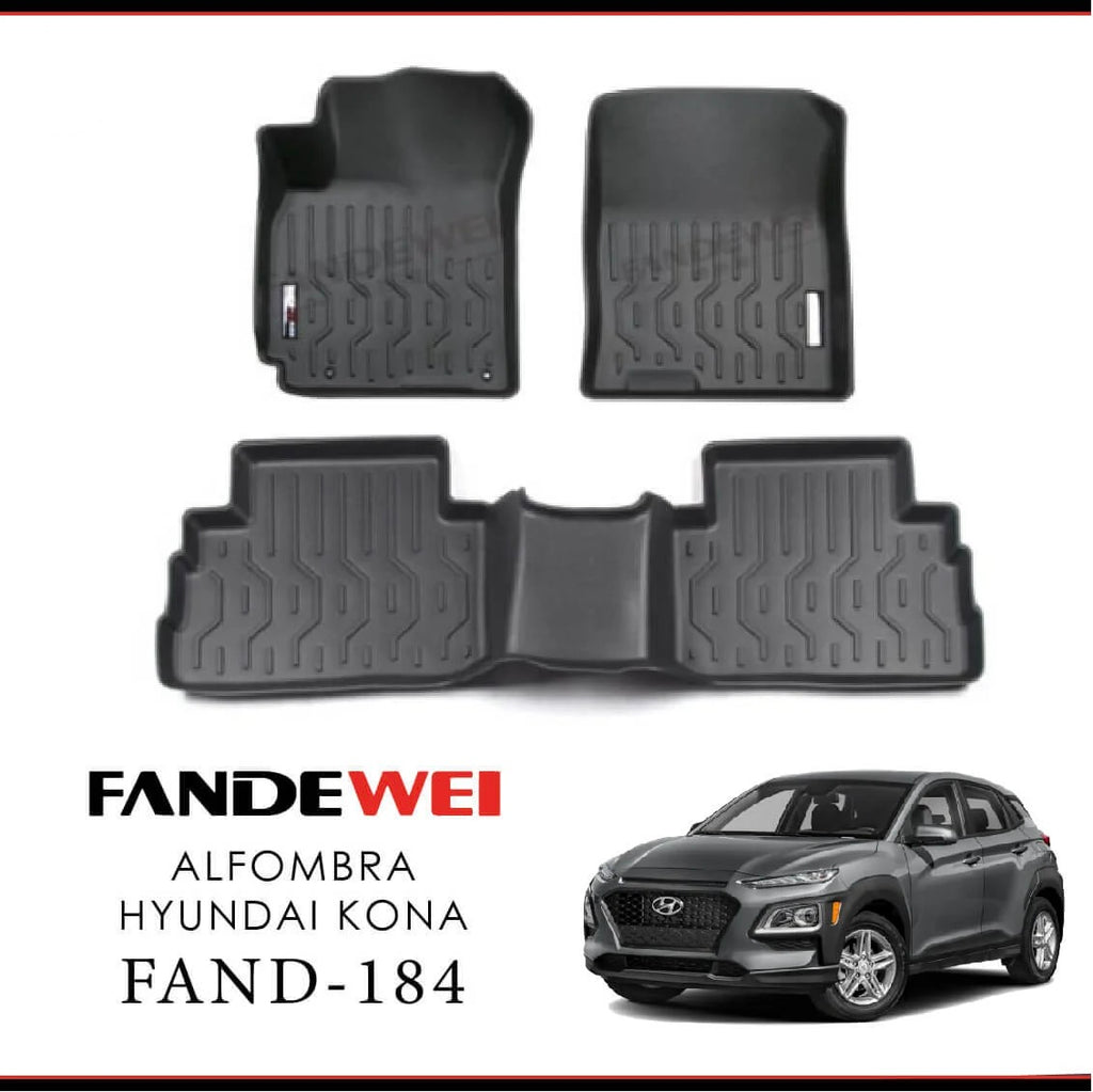 Alfombra Hyundai Kona 2018+ Fandewei