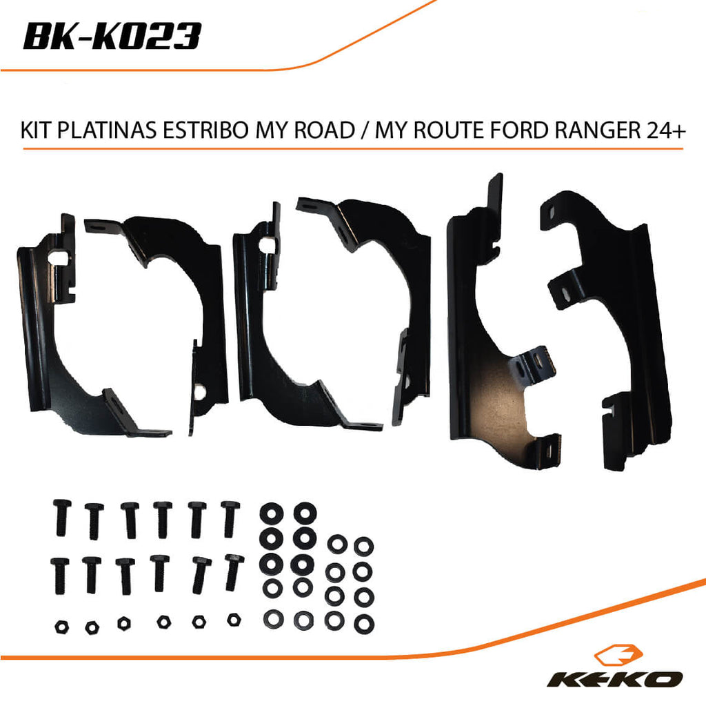 KIT PLATINAS ESTRIBO MY ROAD/ TRIP FORD RANGER 24+