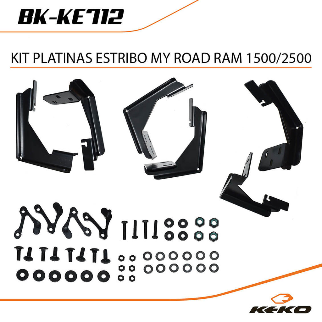 KIT PLATINAS ESTRIBO MY ROAD/ TRIP RAM 1500/2500