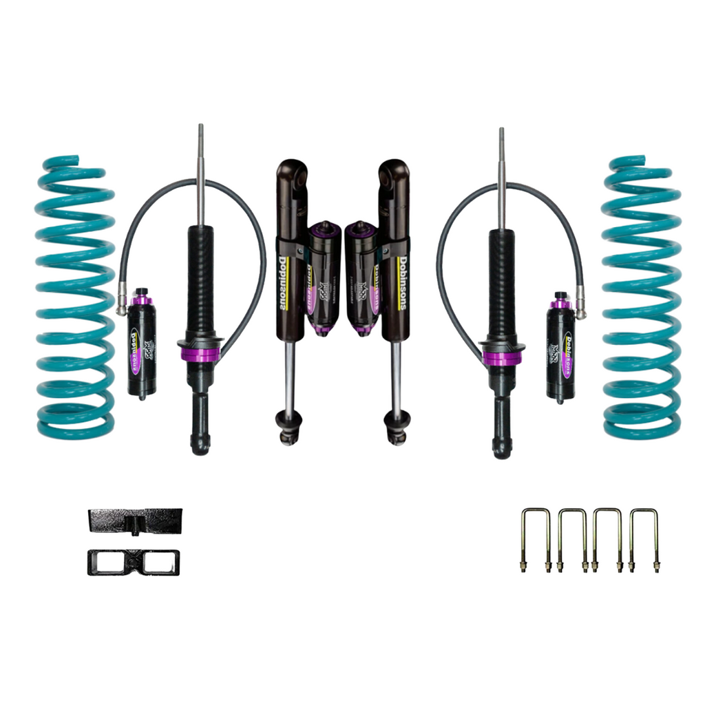 KIT DE SUSPENSIÓN QUICK RIDE DOBINSONS FORD RANGER 2022+ 2" AMORTIGUADORES MRA