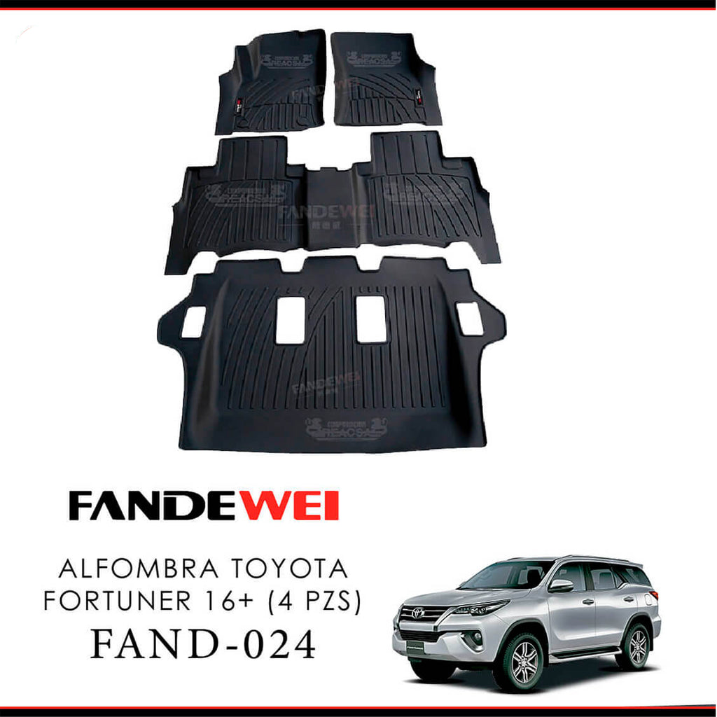 ALFOMBRA TOYOTA FORTUNER 16+ (4 PZS)