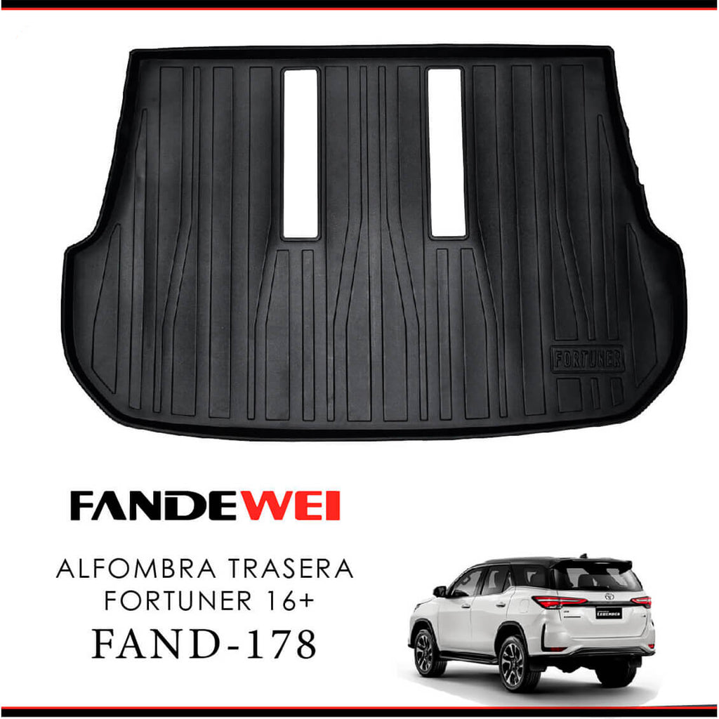 ALFOMBRA TRASERA TOYOTA FORTUNER 16+