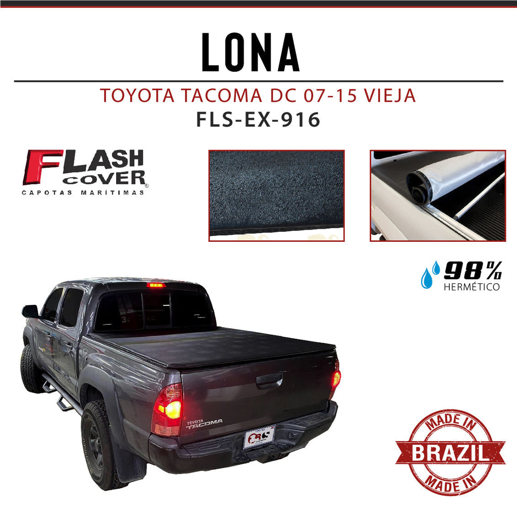 LONA TOYOTA TACOMA DC 07-15 VIEJA