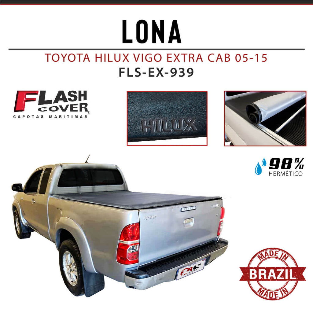 LONA TOYOTA HILUX VIGO EXTRA CAB 05-15 REJILLA