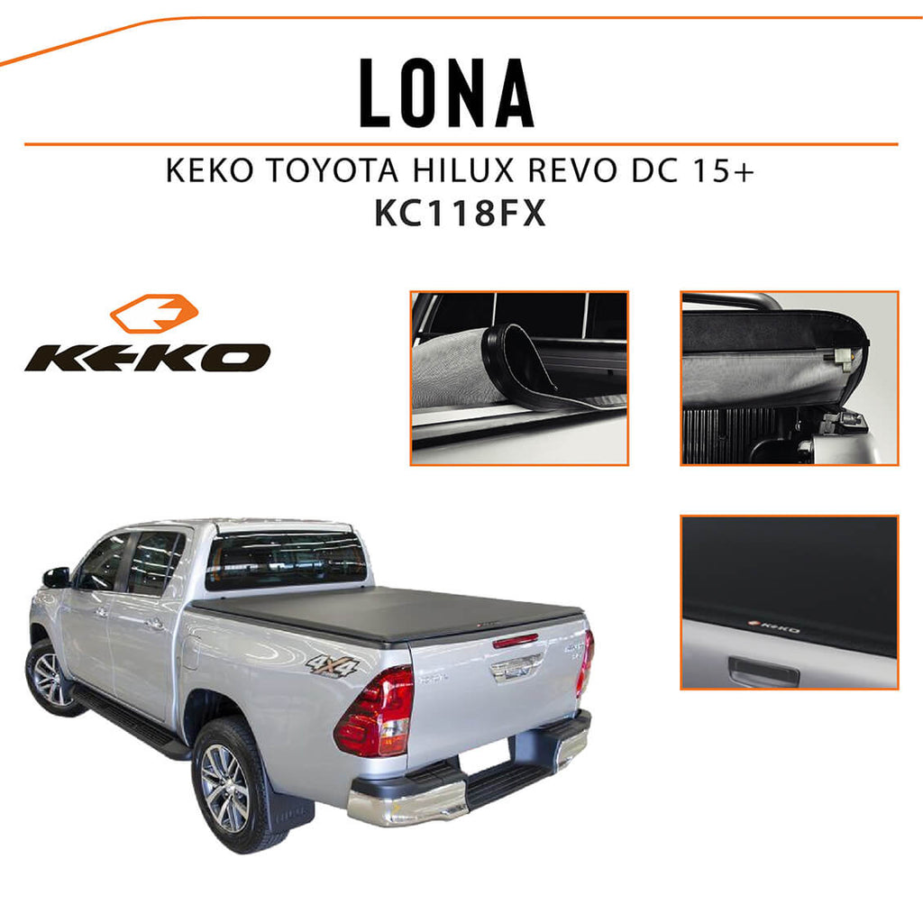 LONA KEKO TOYOTA HILUX REVO VIGO DC 05+ / JAC T6/T8