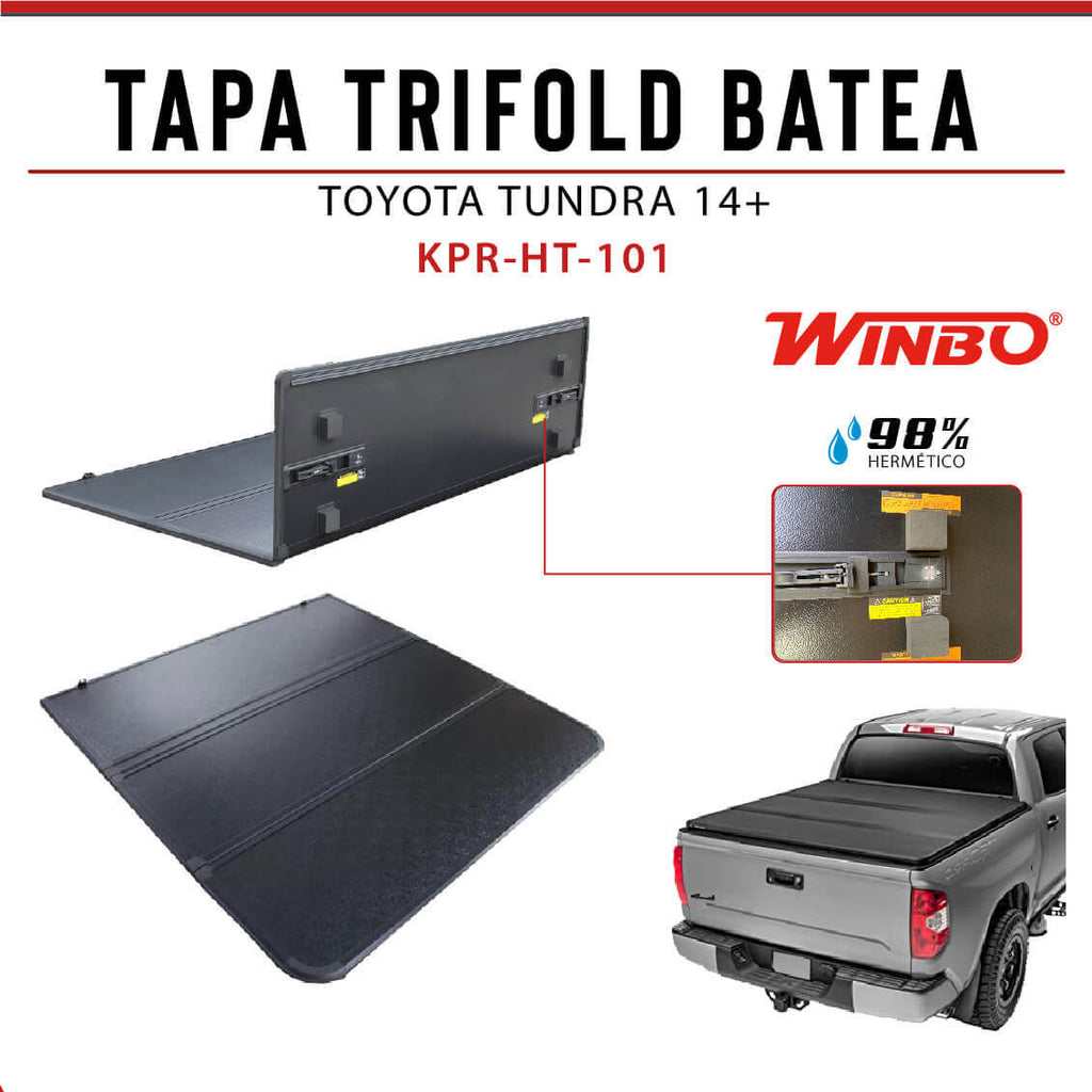 TAPA TRIFOLD BATEA TOYOTA TUNDRA 14+