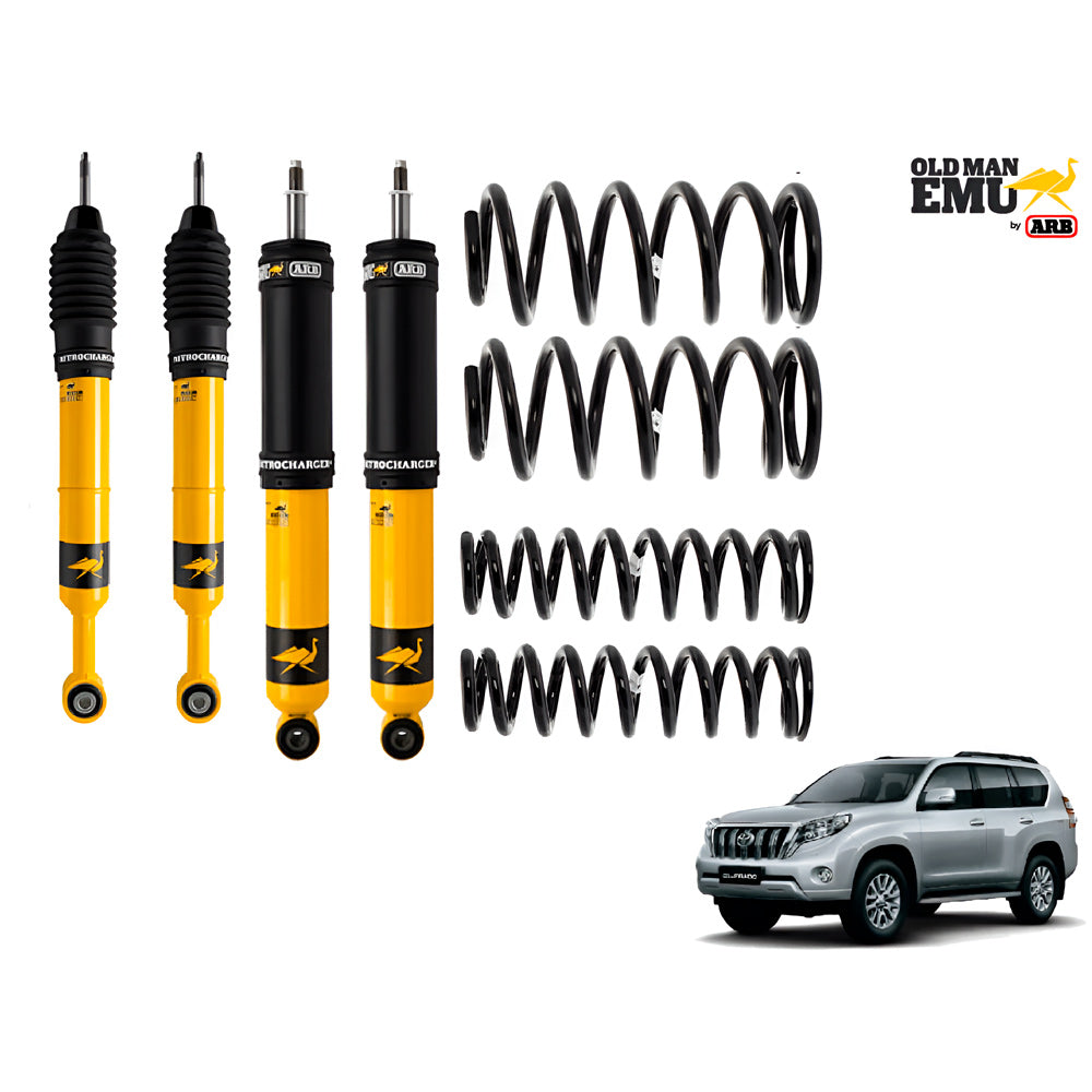 KIT SUSPENSION NITRO CHARGER + 2" TYT PRADO LC 150