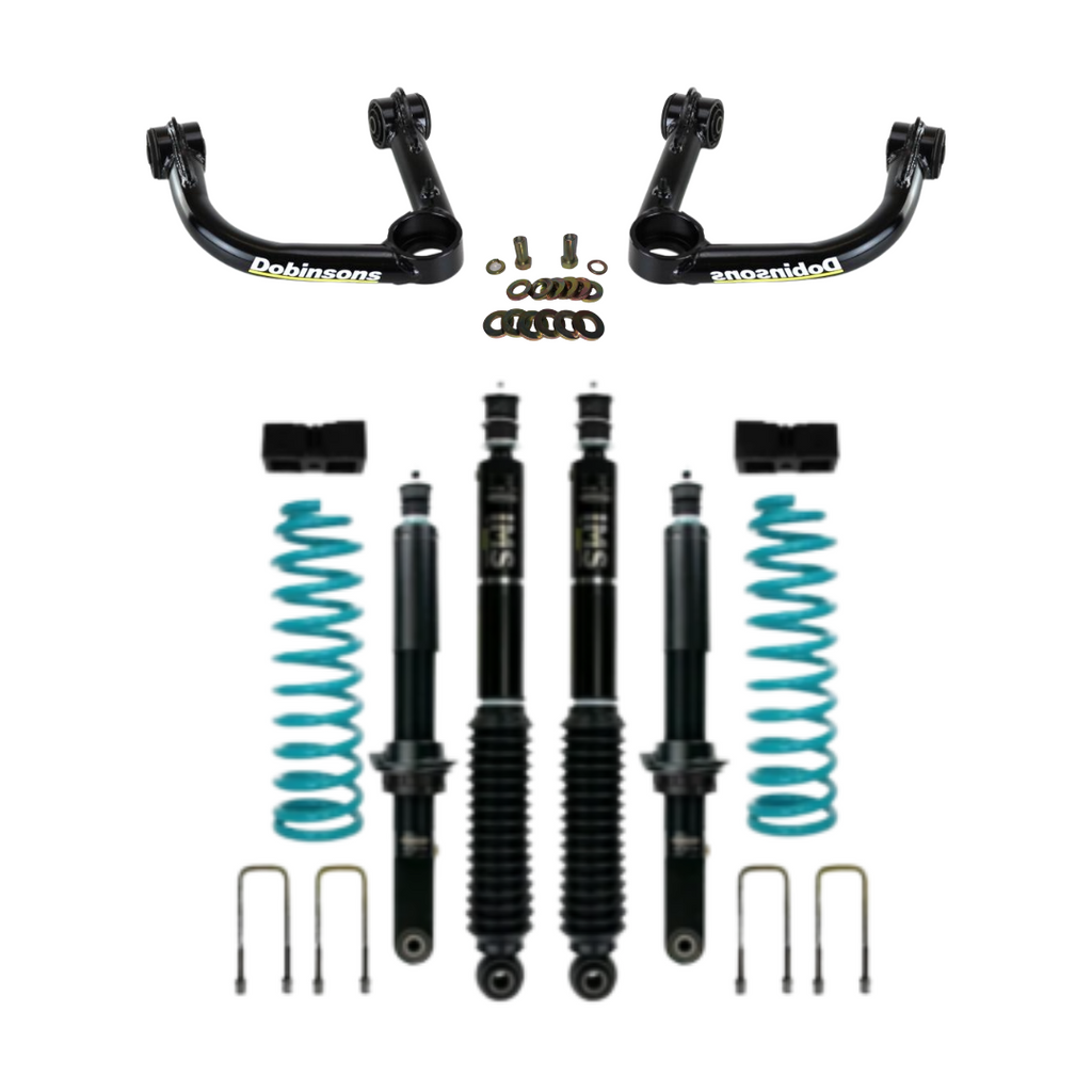 KIT DE SUSPENSIÓN QUICK RIDE DOBINSONS FORD RANGER 2011-2018 3" AMORTIGUADORES IMS