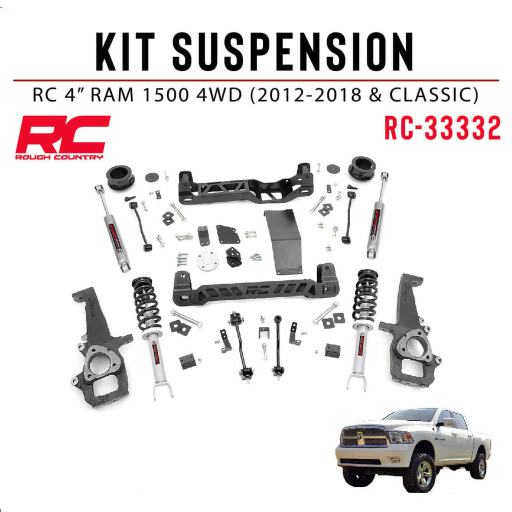 KIT SUSPENSION RC 4" RAM 1500 4WD (12-18)