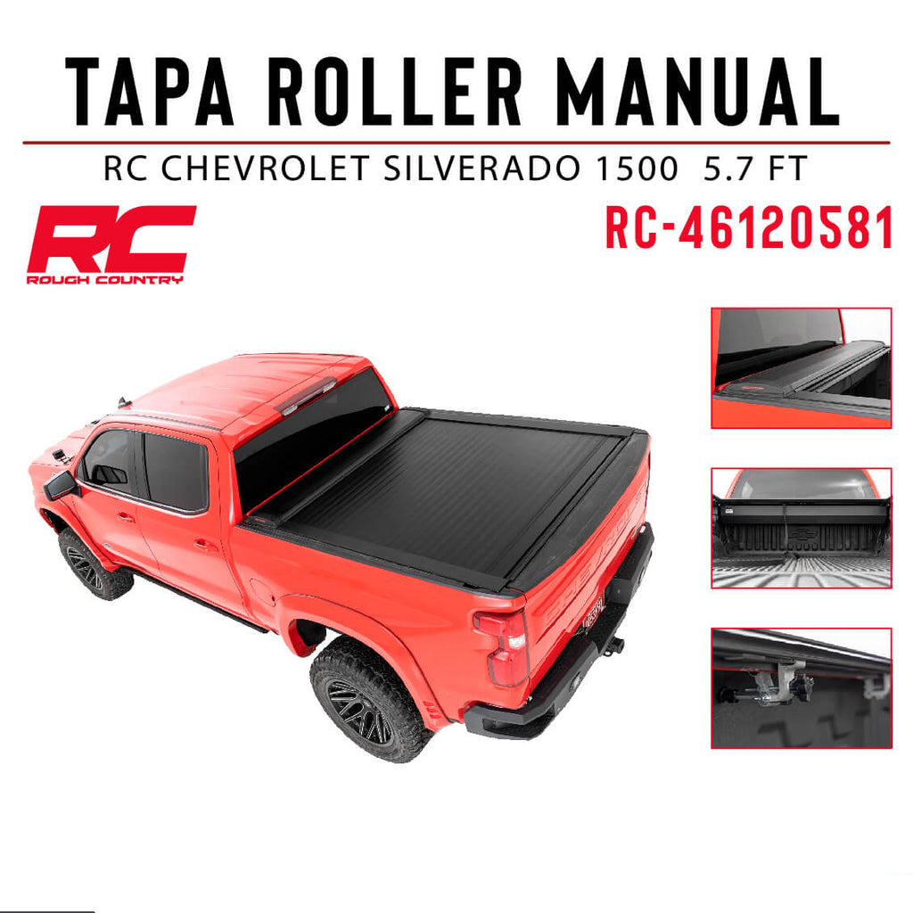TAPA ROLLER MANUAL RC CHEVROLET SILVERADO 5.7 FT