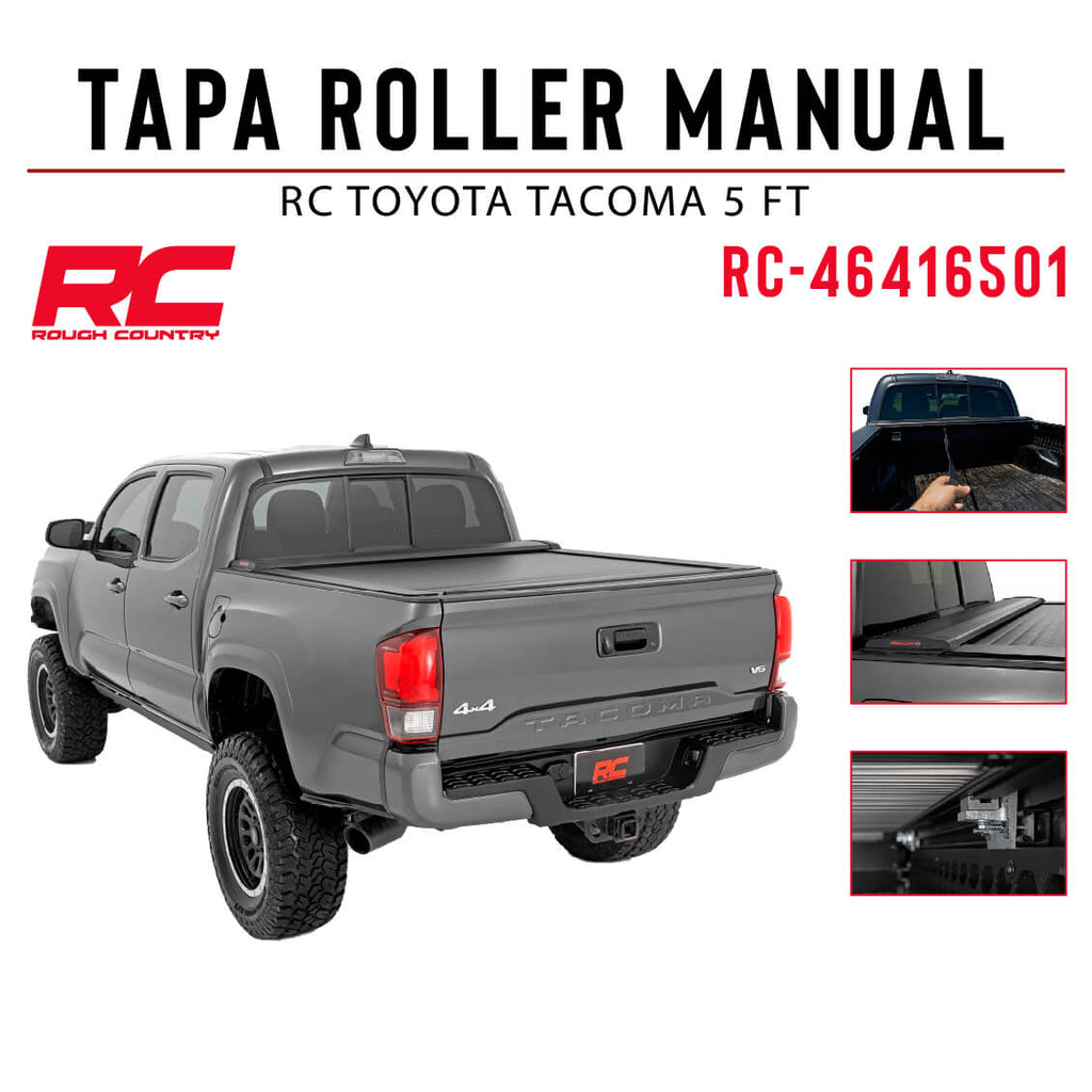TAPA ROLLER MANUAL RC TOYOTA TACOMA 5 FT 16+