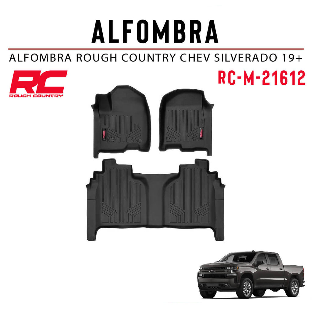 ALFOMBRA RC CHEVROLET SILVERADO 19+ CON CAJON BAJO ASIENTO