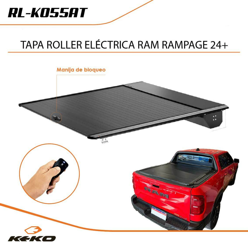 TAPA ROLLER ELECTRICA KEKO RAM RAMPAGE 24+