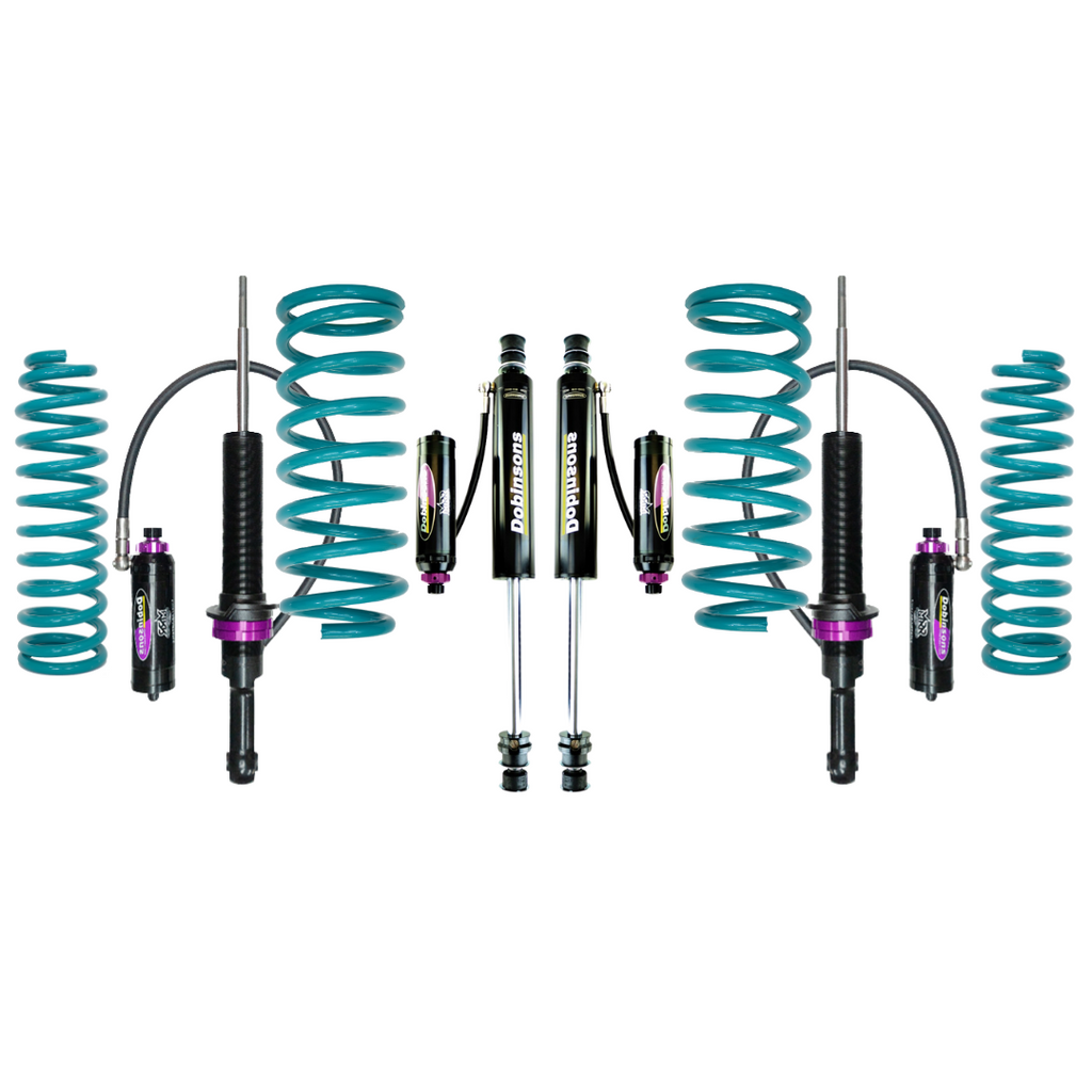 KIT DE SUSPENSIÓN DOBINSONS FORD EVEREST 2022+ 2" AMORTIGUADORES MRA