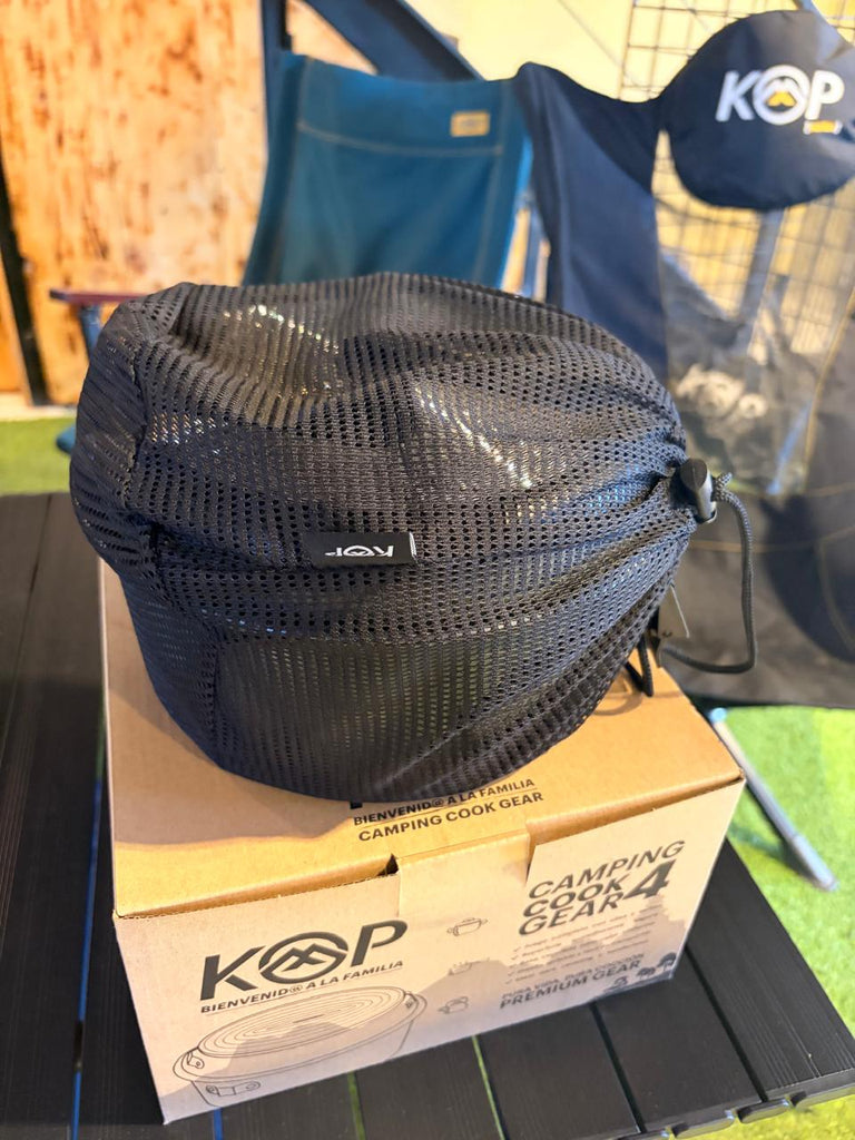 KIT DE COCINA PARA CAMPING KOP 4 PERSONAS