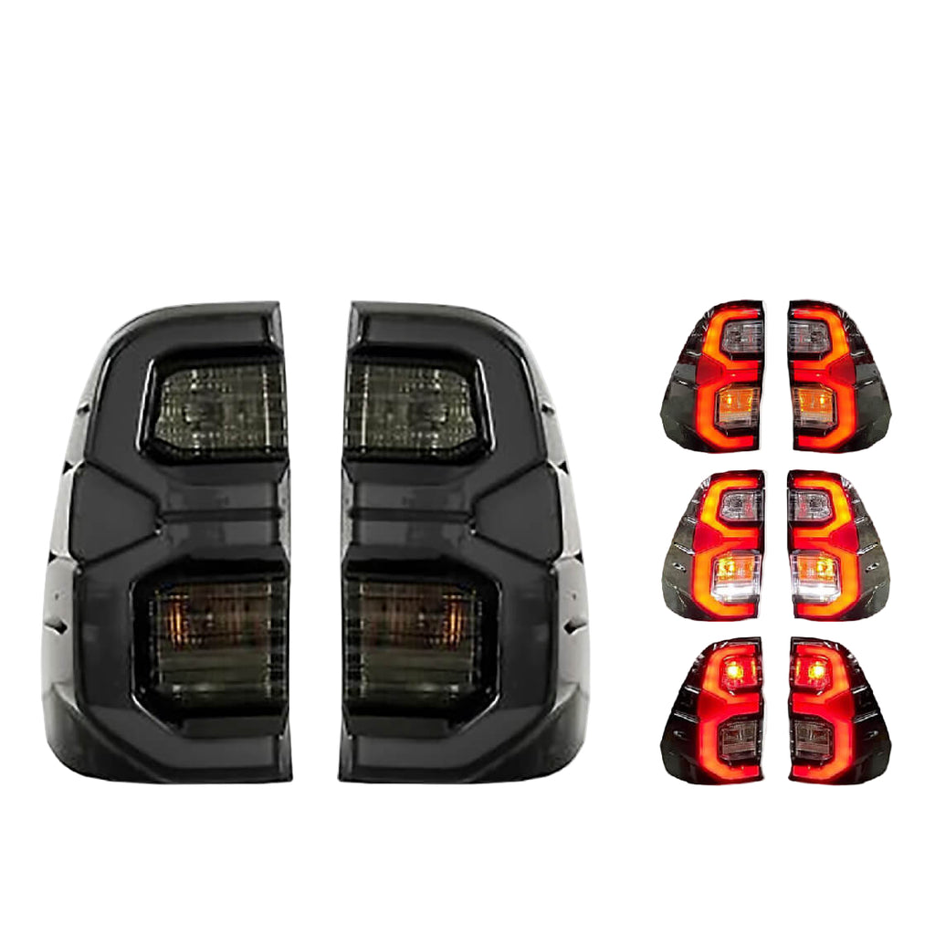 PAR STOP HILUX 2021 SMOKED LED