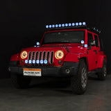PAR CUBOS AUXBEAM 3" COLOR PLAY 116W COMBO