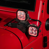 PAR CUBOS AUXBEAM 3" COLOR PLAY 116W COMBO