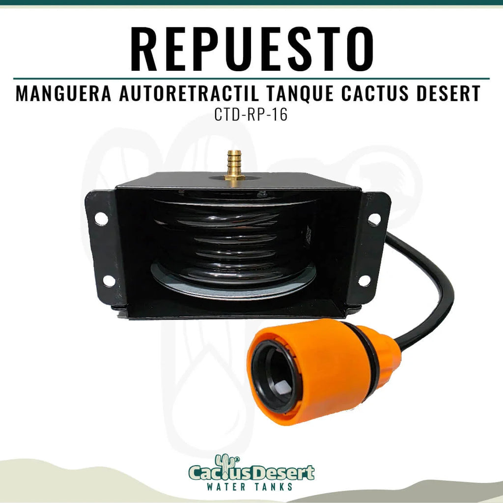Manguera Autoretractil Tanque Cactus Desert