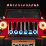 PAR CUBOS AUXBEAM 3" COLOR PLAY 116W COMBO