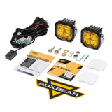 PAR CUBOS AUXBEAM 3" COLOR PLAY 116W COMBO