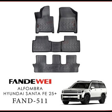 Alfombra Hyundai Santa FE 2024+ Fandewei