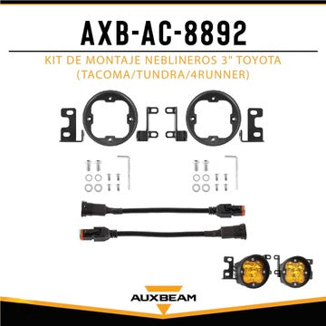 Kit de Montaje Neblineros 3" Toyota (Tacoma/Tundra/4Runner)