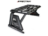 Roll bar universal negro con canasta