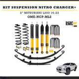 Kit Suspensión Nitro Charger + 2" Mitsubishi L200 2016-2023