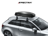 Baúl portaequipajes 450 L negro mate
