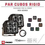 Par Cubos Radiance Pod XL RGBW Rigid Industries