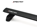 Barras para techo para riel bajo de 125cm negro