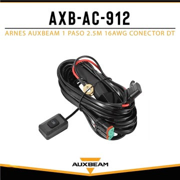 Arnés Auxbeam 1 Paso 2.5M 16AWG Conector DT