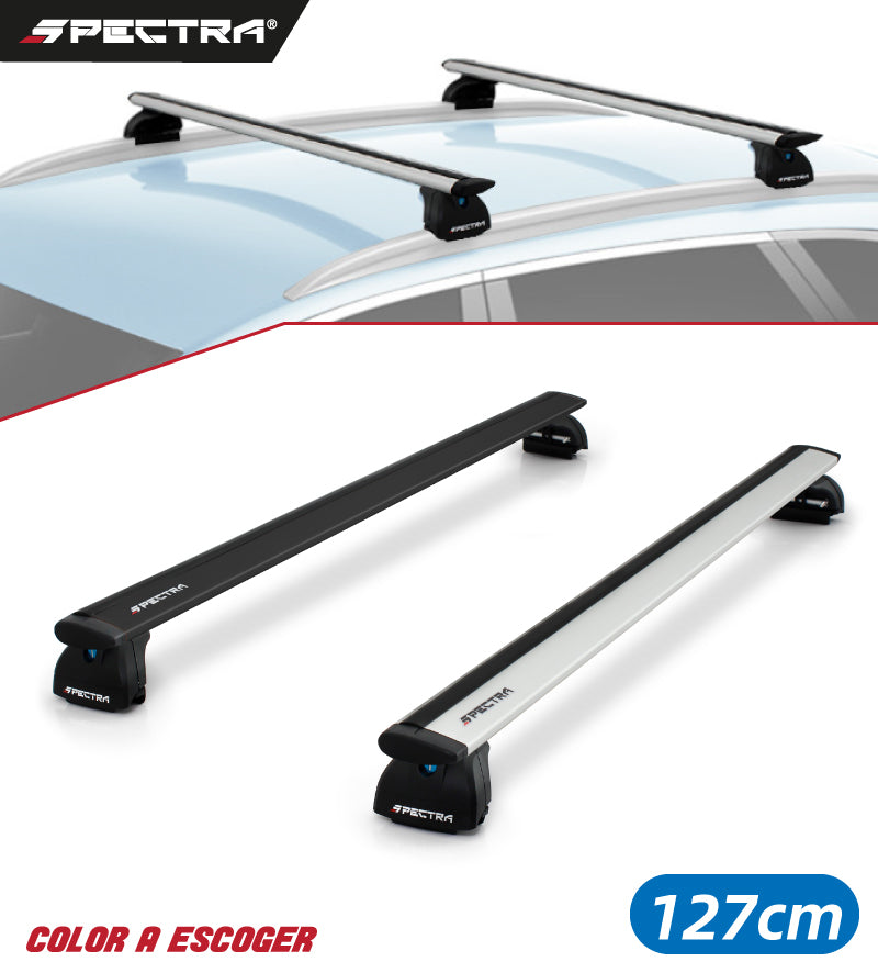 Racks ZRK-788-127-XXX completos estilo wingbar (127cm)