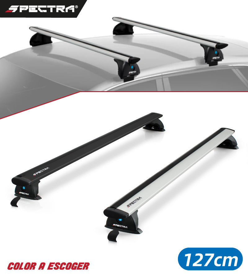 Racks ZRK-807-127-XXX completos estilo wingbar (127cm)