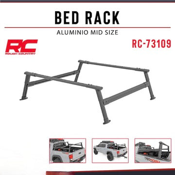 Bed Rack Aluminio Mid Size Rough Country