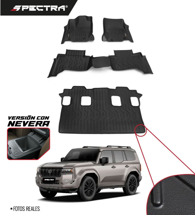 Toyota Land Cruiser Prado (2024+) versión con nevera - Textura Lisa