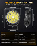 PAR AUXB REDONDO 9" RAY-L SRS 318W 34180LM DUAL DRL