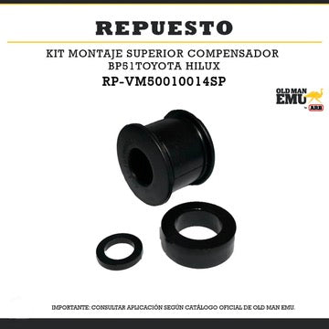 Kit Montaje Superior Compensador BP51 Toyota Hilux ARB