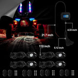 ROCK LIGHT AUXBEAM RGB BLUETOOTH (8 PCS)